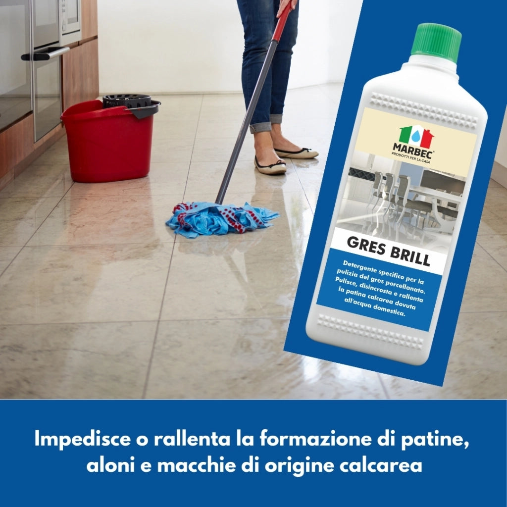 Detergente per gres porcellanato GRES BRILL   1LT