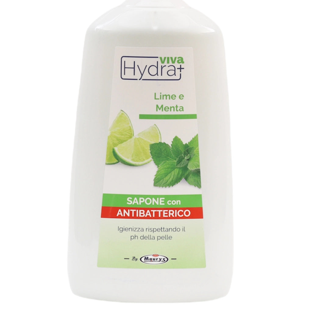 HYDRA VIVA+ SAPONE CON ANTIBATTERICO 1 LT LIME E MENTA