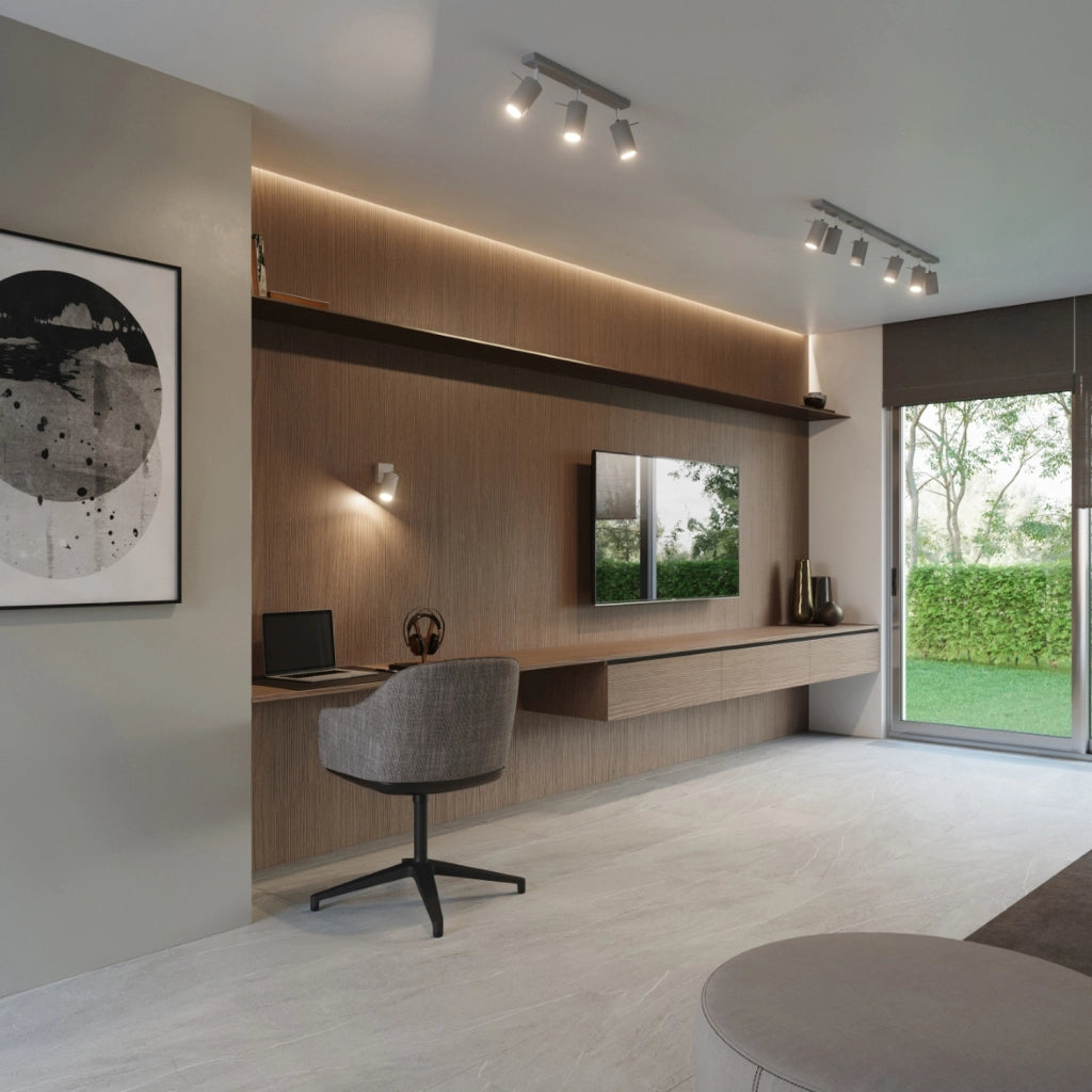 Lampada da soffitto RING 3 grigio