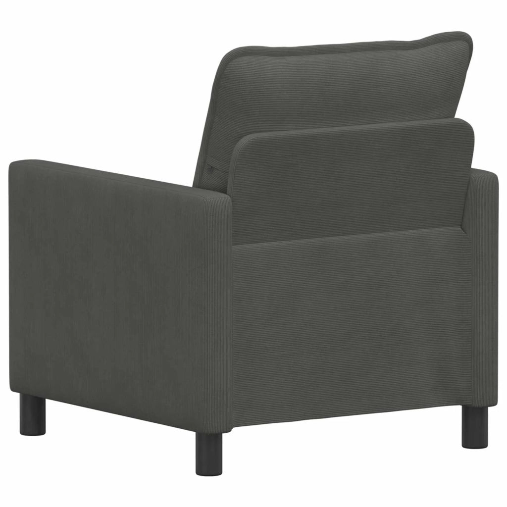Divano Grigio Scuro 76 x 81 x 87,5 cm Tessuto 42028772