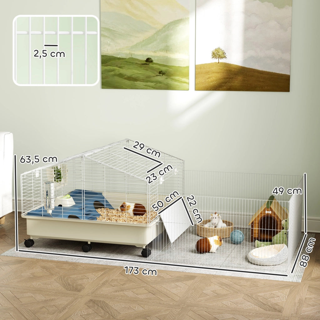 Casetta per animali domestici ¨C Minimal ¨C 2 livelli, bianco