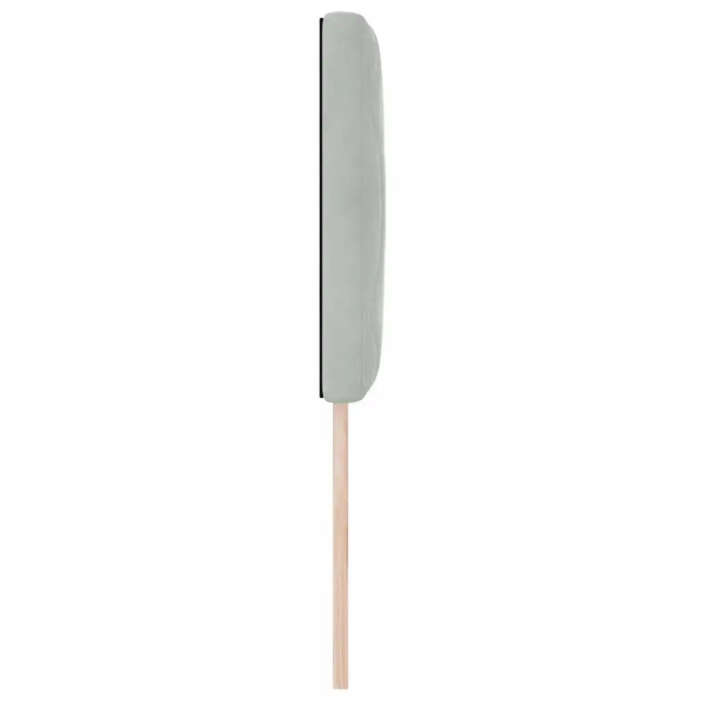 Testiera LED Grigio chiaro 80 cm Velluto 3338181