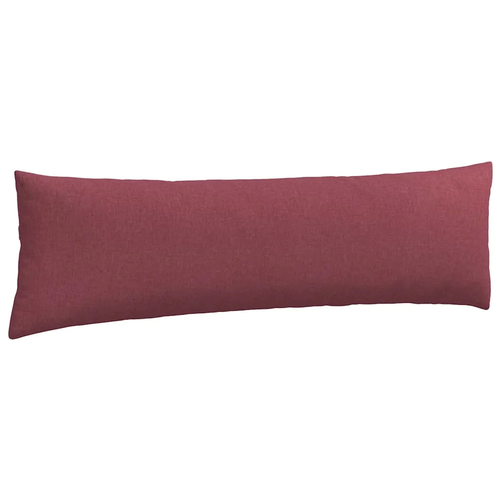 Cuscini da Divano 2 pcs Rosso Vino 145 x 40 cm Tessuto 42013828