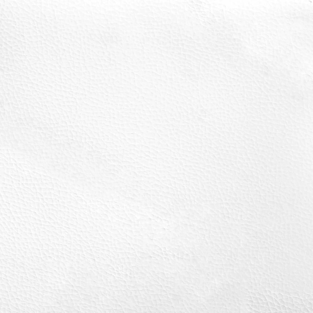 Letto singolo | Letto per adulti | Struttura del letto con testiera Bianco 100 x 200 cm Similpelle