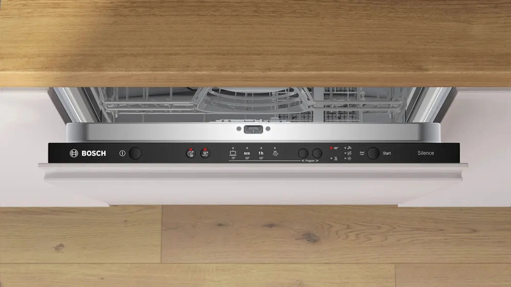 Bosch SMV24AX04E Serie 2 Lavastoviglie Incasso a Scomparsa Totale 12 coperti Classe E 48 dB 4 programmi (81,5x60x55 cm) colore Nero