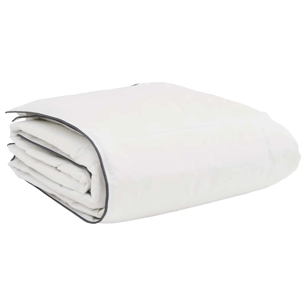Piumone | Duvet Invernale con cuscino 2 pz Bianco Piuma d'anatra