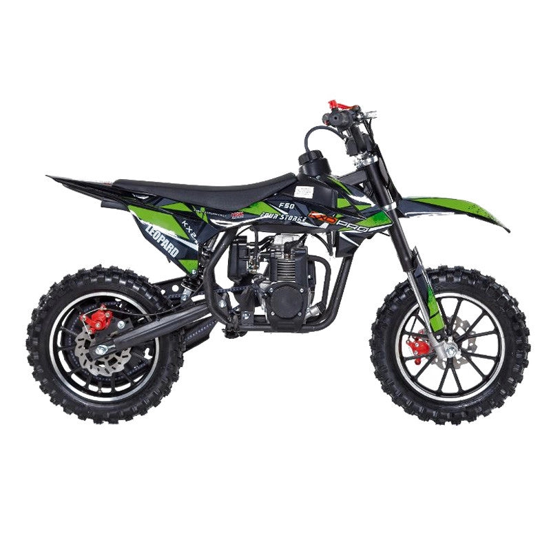 Mini Cross per Bambini KXD 705B ZMC Leopard 50cc 4T 10/10-Verde
