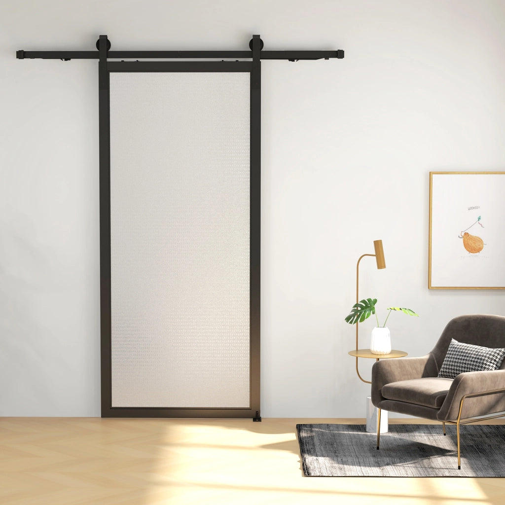 Kit Ante Scorrevoli ¨C Minimal ¨C 183cm, Acciaio, Nero