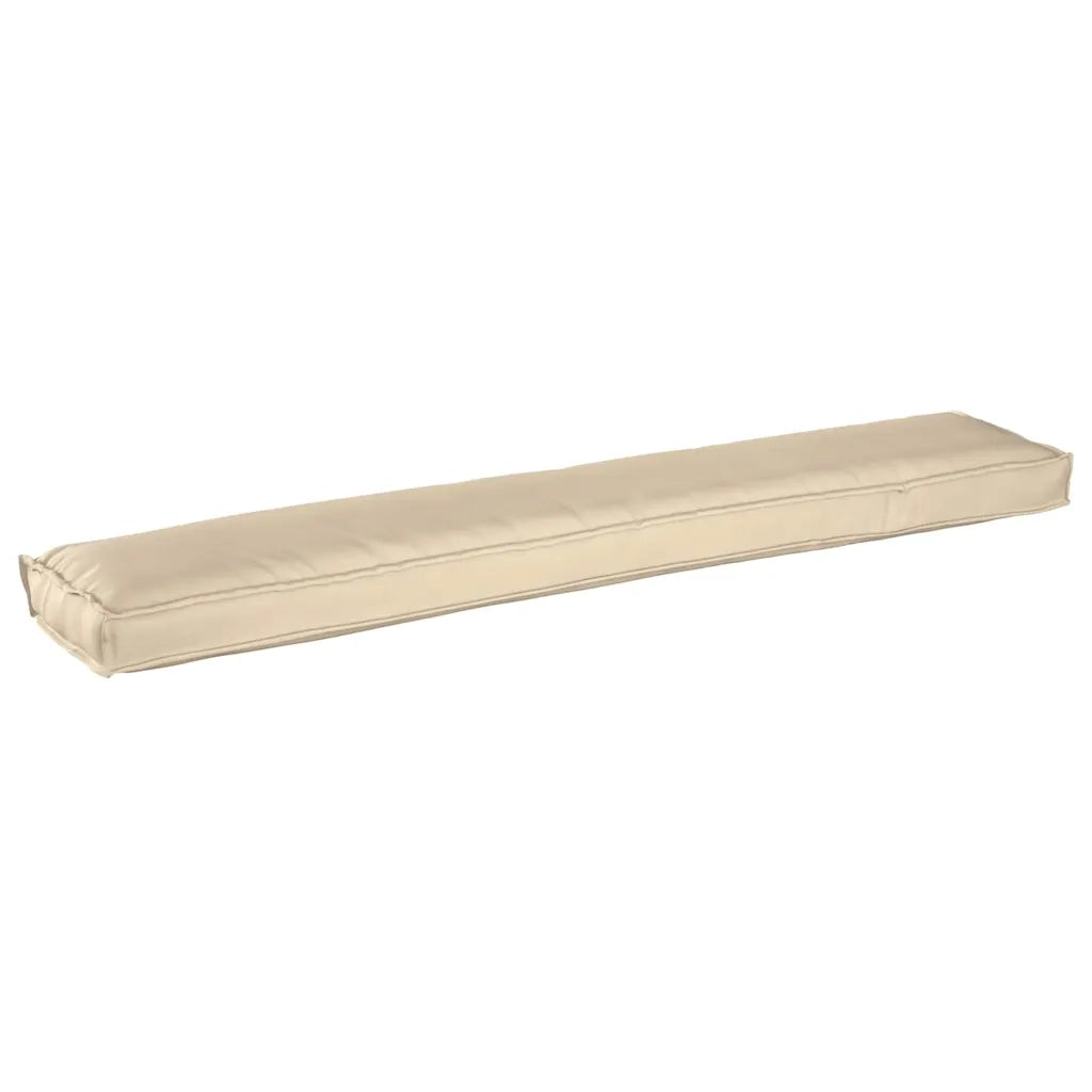Cuscino per pallet Beige 200 x 40 x 8 cm Tessuto Oxford 42001681