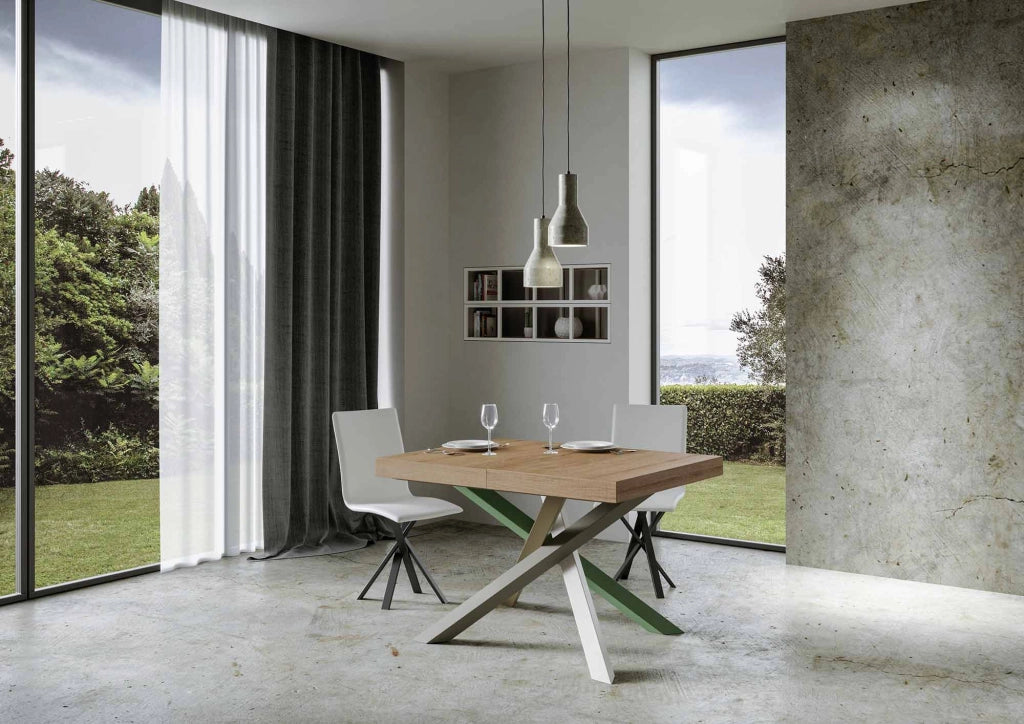 Tavolo Allungabile 130-390x90x77 cm Volantis Quercia Naturale