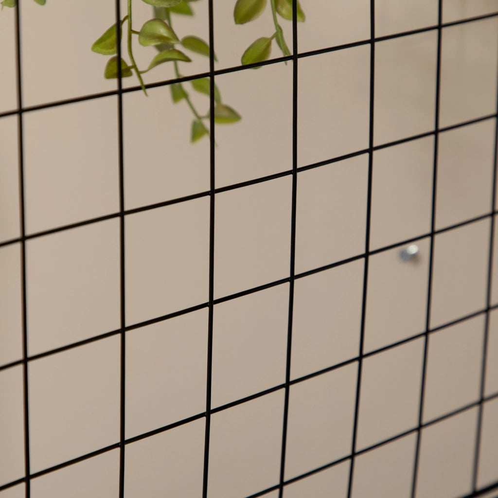 REGALIERA modulare 6 cubi 109x37x109 cm metallo nero