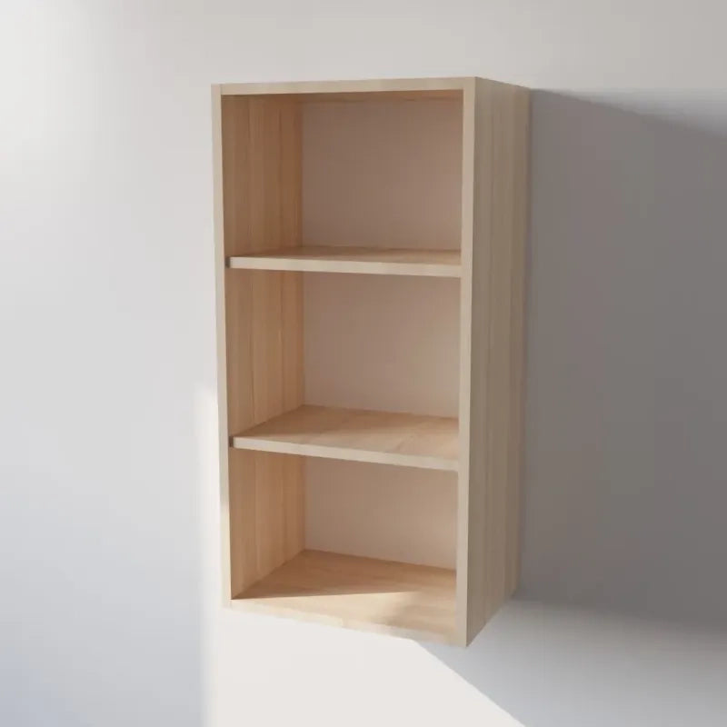 Pensile Cucina  in Legno Nobilitato Rovere, Mobile Alto con 2 Ante, Pensile Componibile Moderno Made in Italy (H90XL60XP33cm)