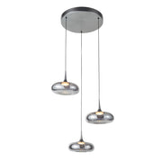 Lampada sospensione moderna cromata LED 21W Tenele Italux
