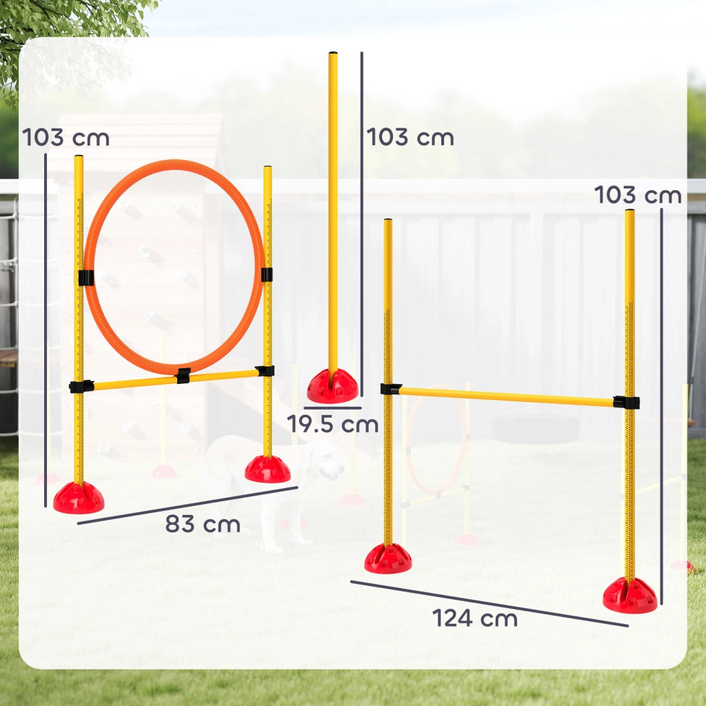 Set Agility per Cani ¨C zephmum ¨C 3 Pezzi, H¨¹rden e Stanghe