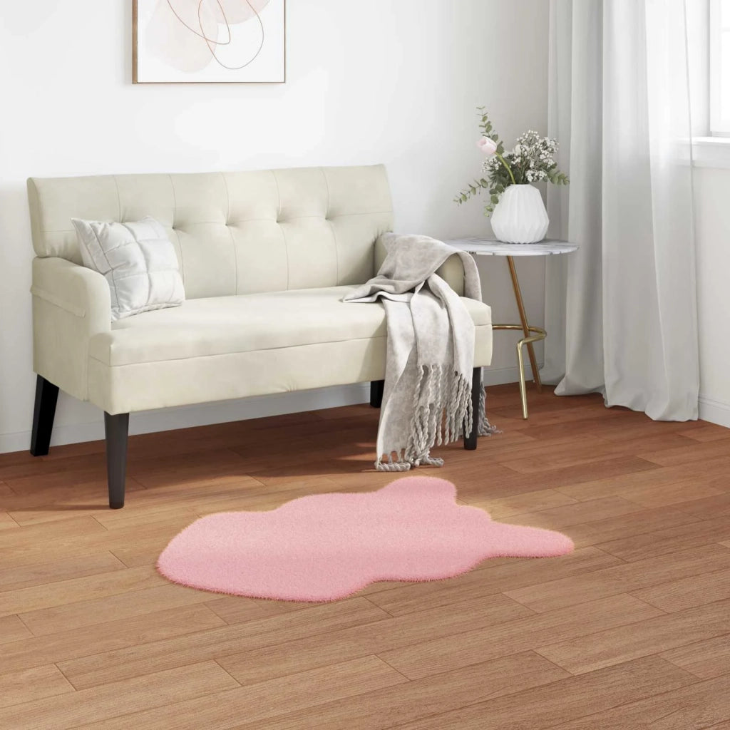 Tappeto antiscivolo in sintetica di coniglio OLITE Rosa 42021718