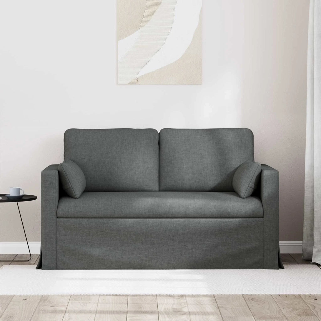Divano Grigio scuro 139 x 78 x 80 cm Tessuto 42024356