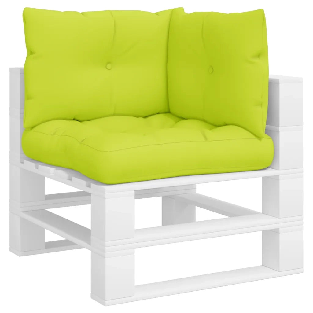 Cuscini per Pallet 3 pz Verde Intenso in Tessuto 360867
