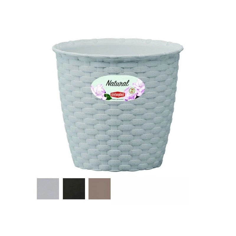 Vaso Natural Tondo Tortora 24 H 23 Stefanpl
