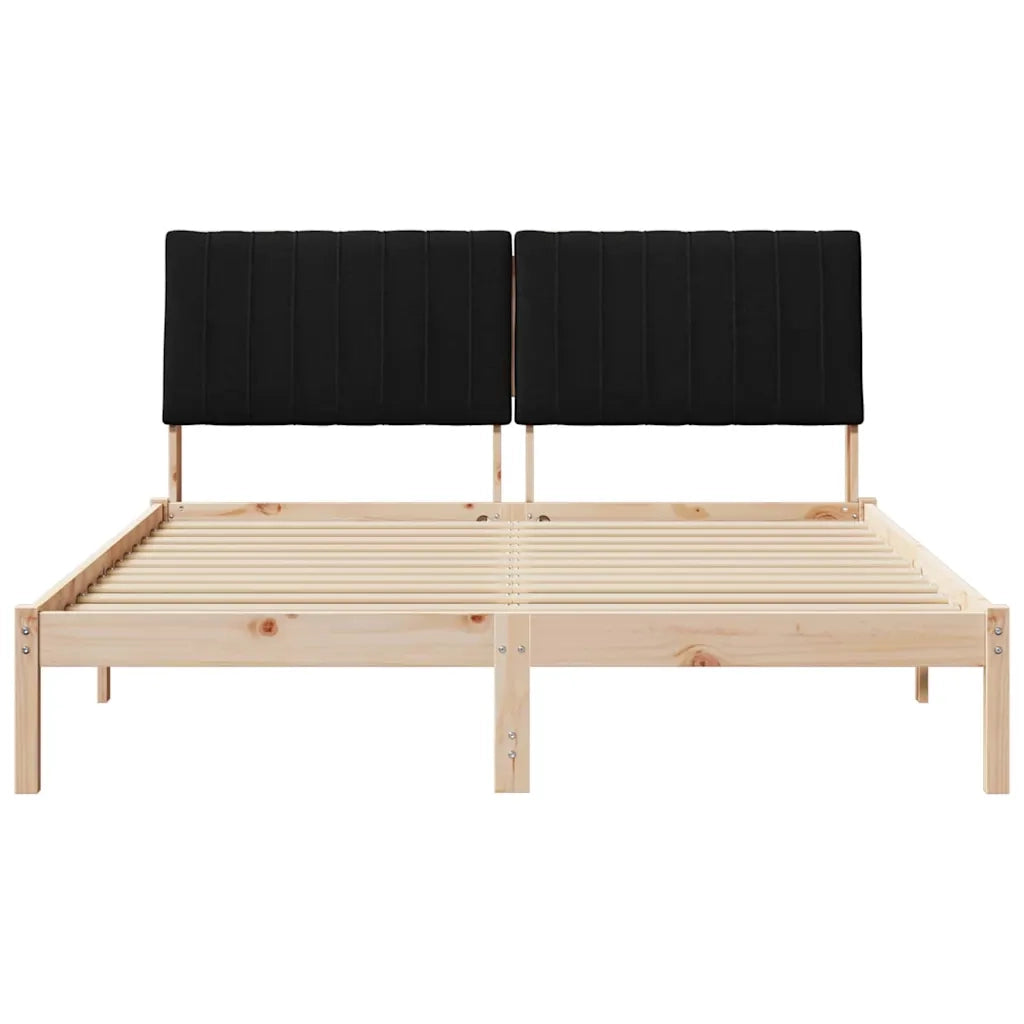 Struttura del letto-Giroletto Marrone 150 x 200 cm Pino massello 760079