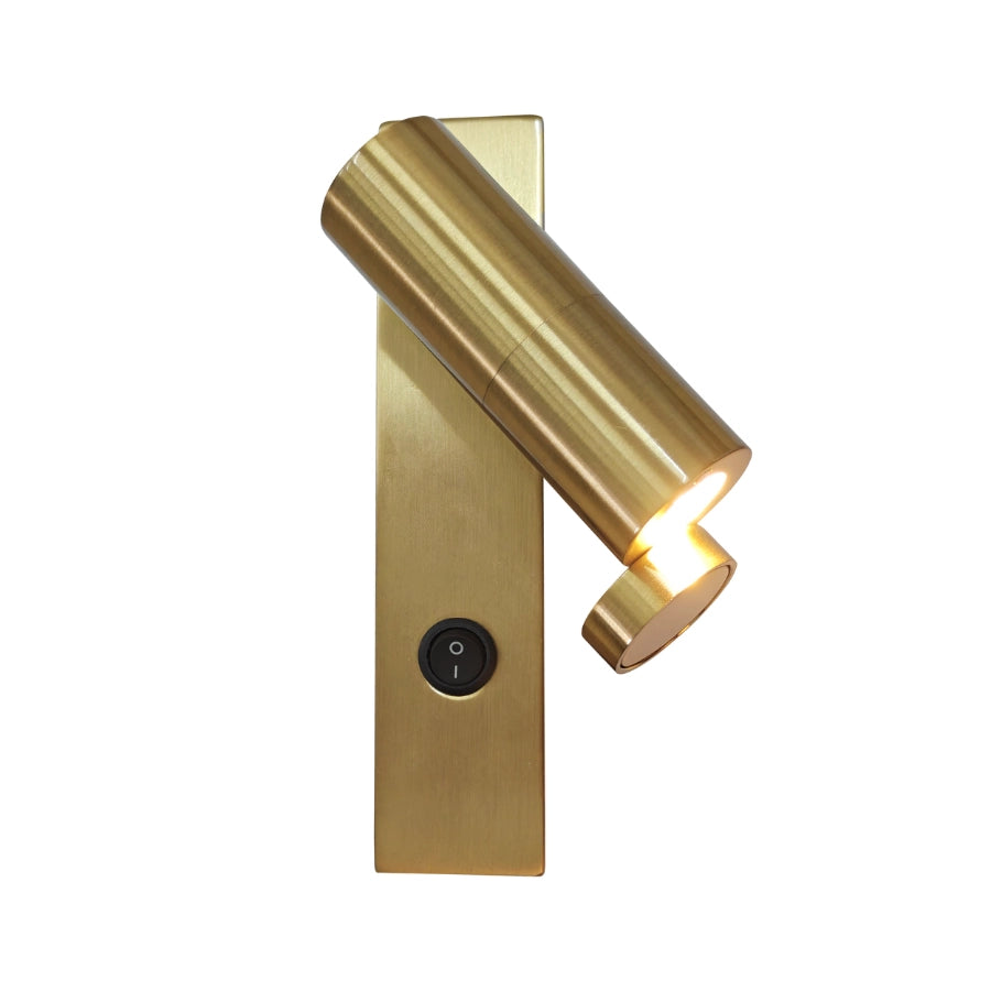 Applique MIRI oro orientabile LED 3W con interruttore