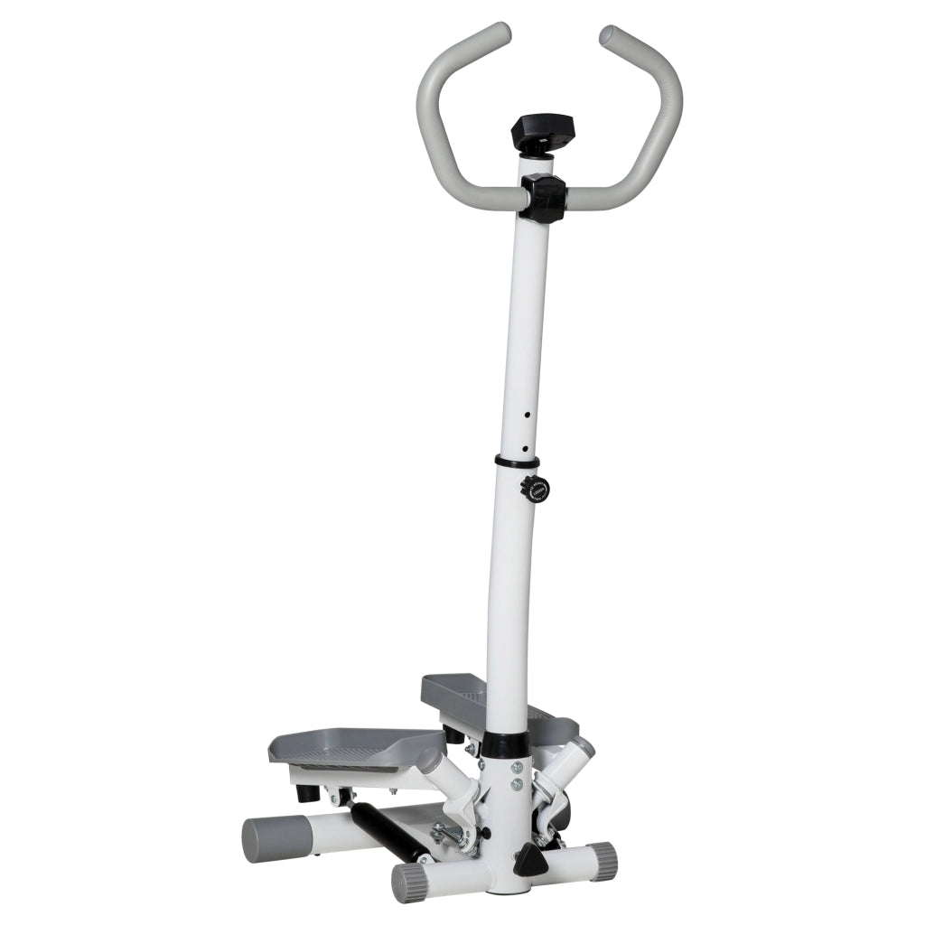 Stepper Fitness ¨C Minimal ¨C Bianco Grigio Acciaio ABS