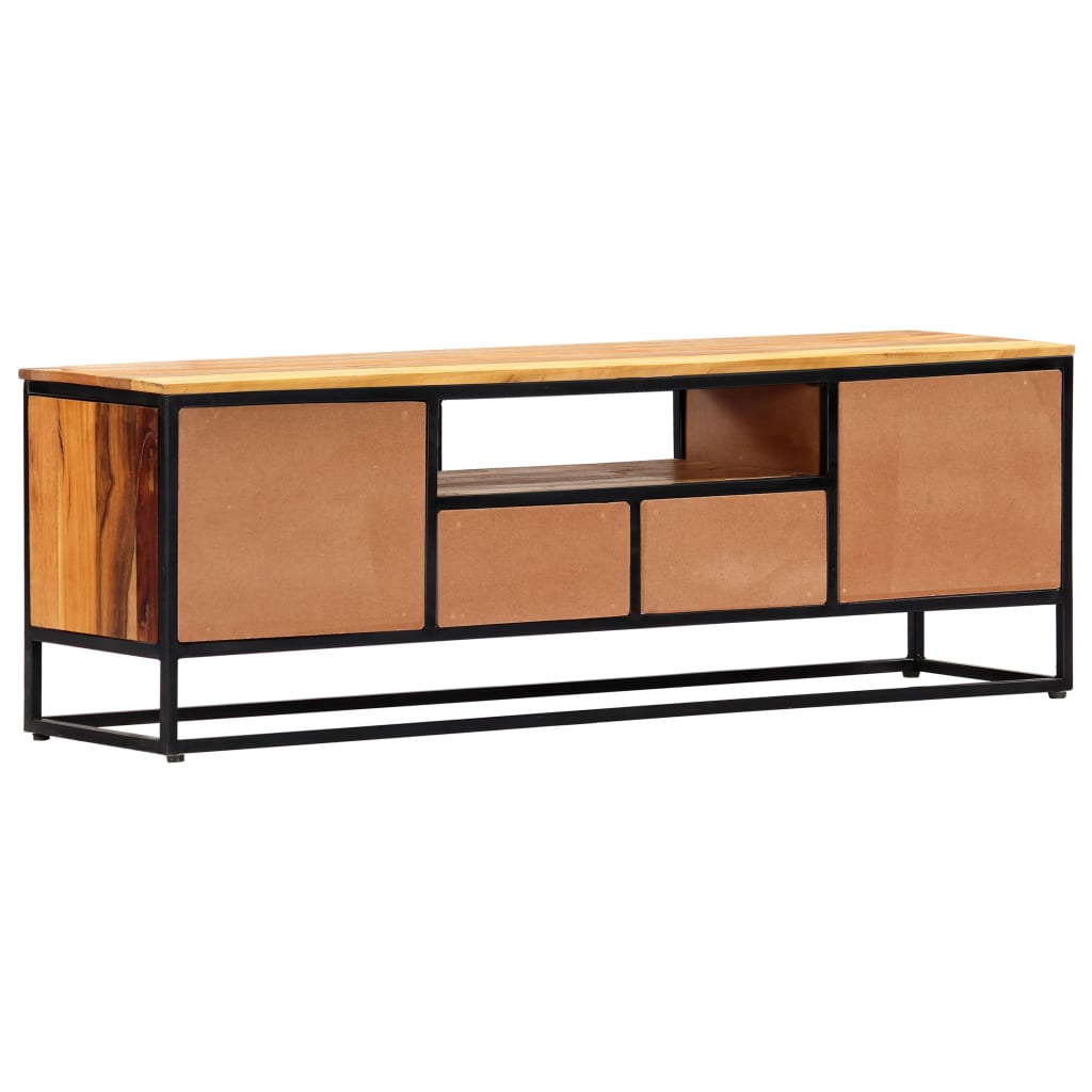 Mobile Porta TV-Mobile per TV-Credenza TV 120x30x40 cm in Legno Massello di Recupero 349241