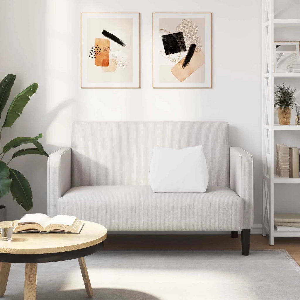 Cuscino per Schiena Bianco 45 x 20 x 35 cm Tessuto 42015013