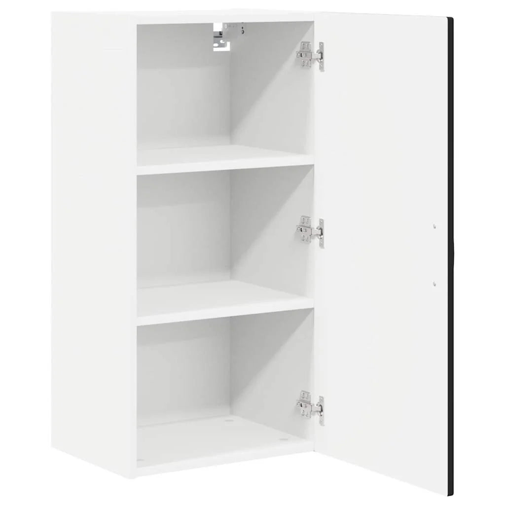 Mobile da cucina moderno con spazio contenitivo ottimizzato 40 x 31 x 80 cm legno composito nero 02_0054370