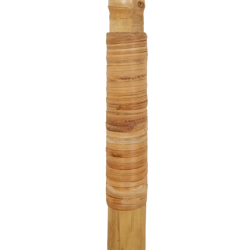 Ombrello Tiki con Baldacchino a Foglia di Banana-Ombrellone da spiaggia 240 cm Bamb¨´