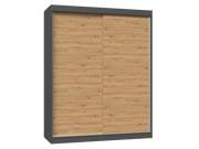 Armadio IGA 160/B antracite artisan guardaroba