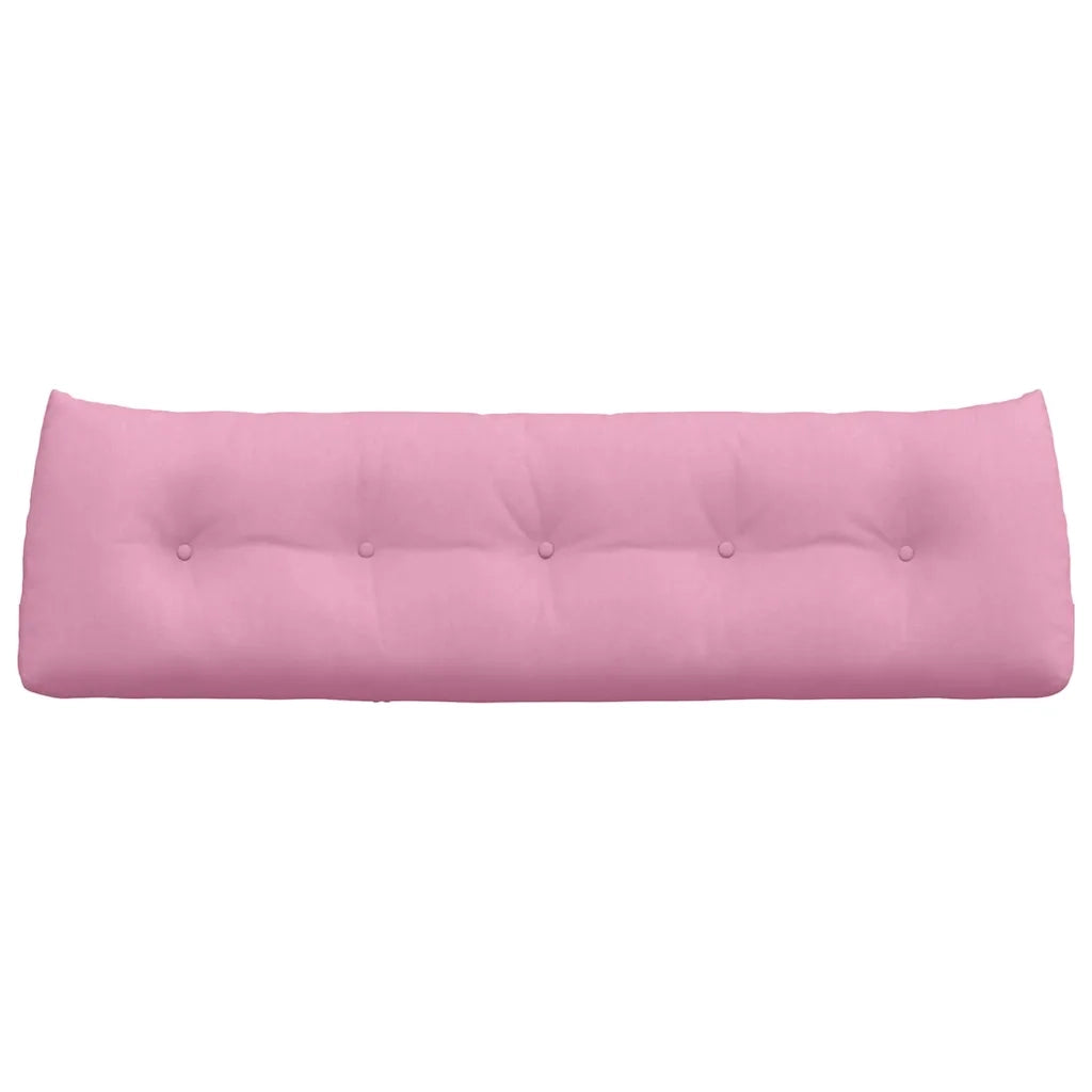 Cuscino per Schiena Rosa 160 x 24 x 50 cm Tessuto 42014543