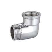 GOMITO A 90  ° MF IN OTTONE CROMO IBP- 3/8 -CONF- FAIDF- pezzi 1