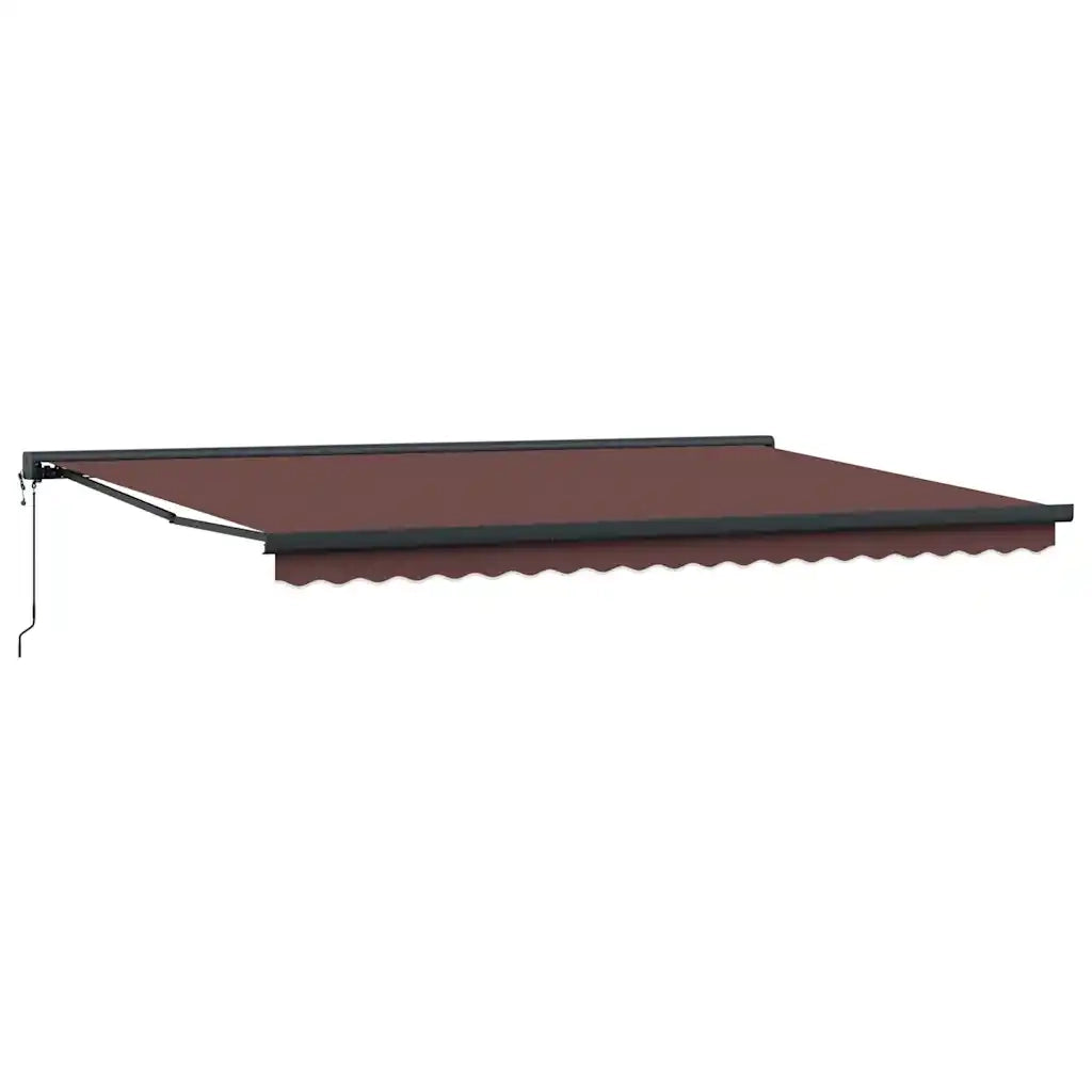 Tenda da Sole Retrattile Automatica Marrone 500x300 cm 3215737