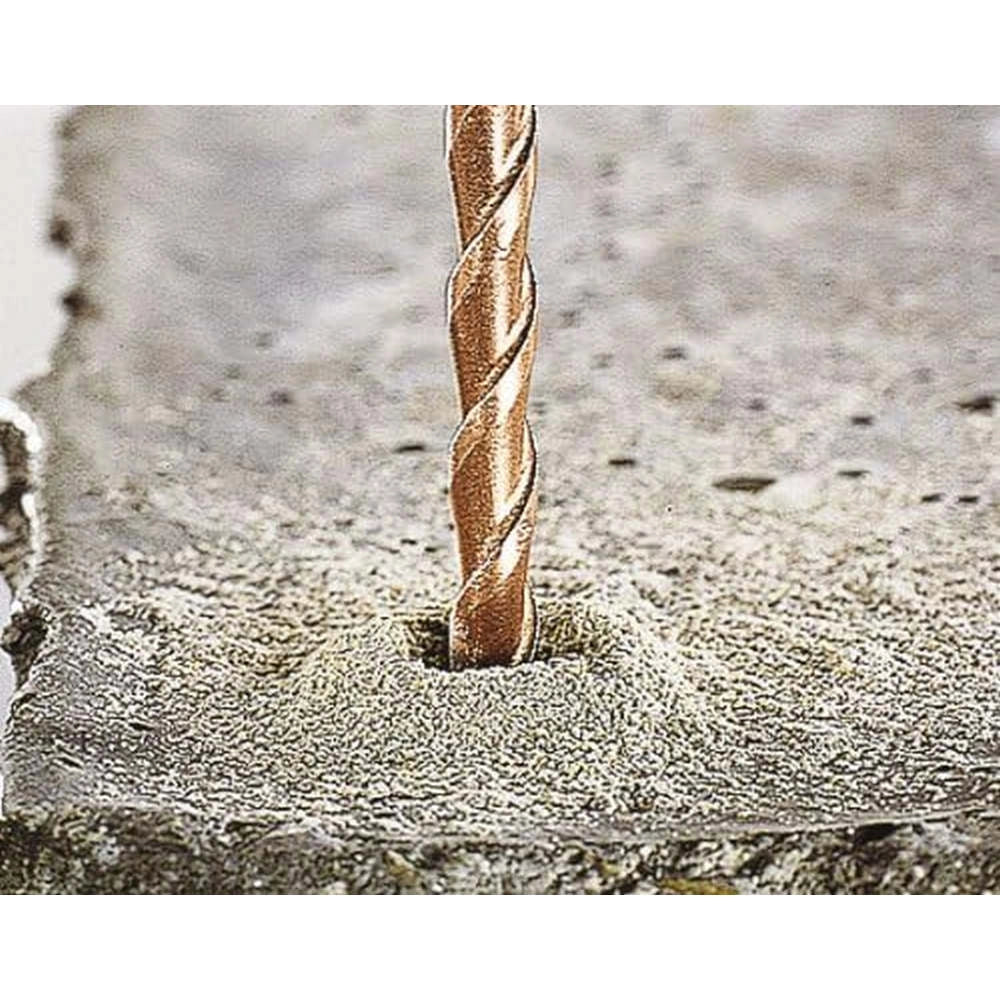Set 6 Punte Trapano per Muro con Placchette SDS-Plus Wolfcraft