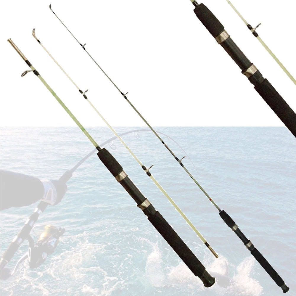 Trade Shop - Canna Da Pesca Telescopica Leggera Sottile Spinning Bolentino In Fibra 180 Cm -
