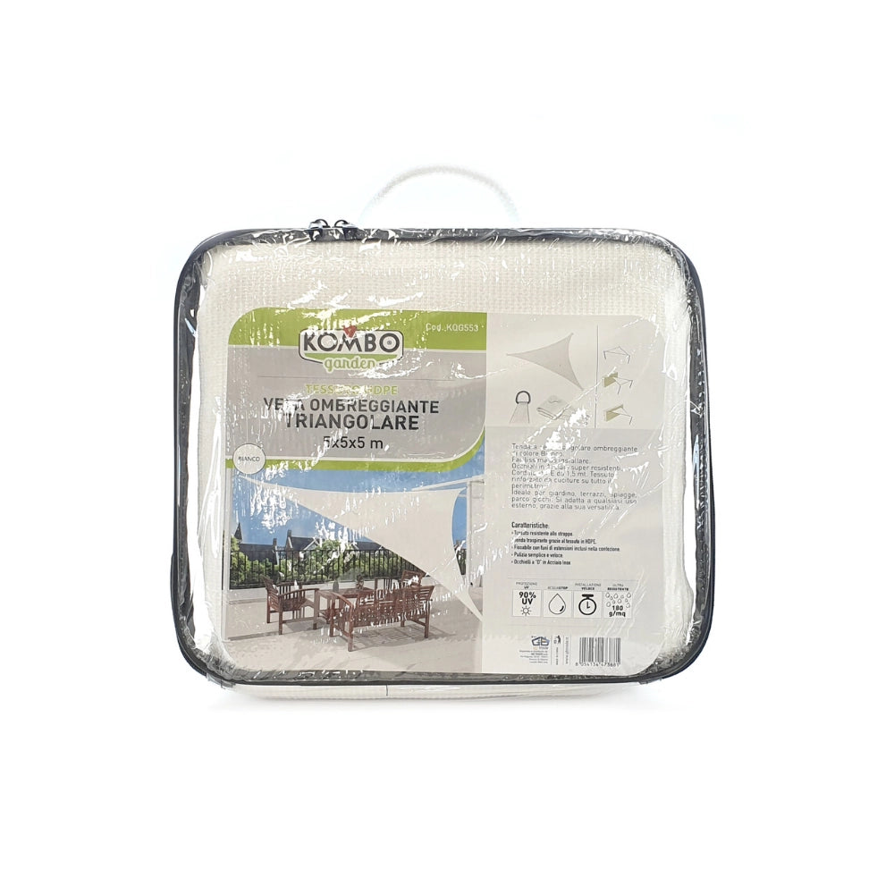 Vela Ombreggiante Triangolare 5x5x5Mt