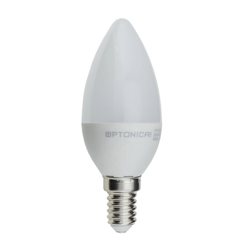 Lampadina led candela e14 8 watt resa 60w risparmio energetico 6000k pezzi 6