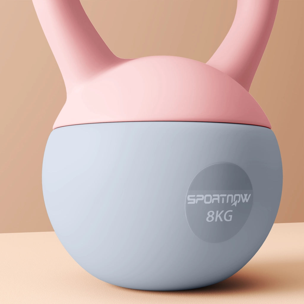 Kettlebell 8 kg ¨C Minimal ¨C Rosa 19x19x28 cm