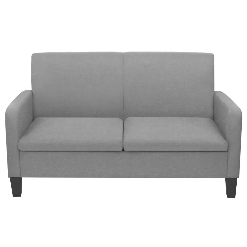 Set di Divani 2 pz in Tessuto Grigio Chiaro 278212