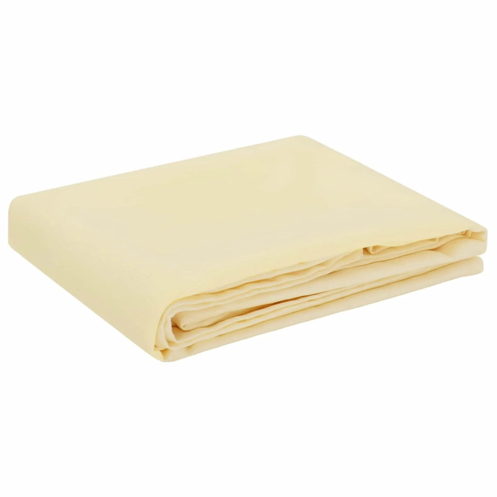Tovaglia da Tavolo Bianco Crema 140 x 180 cm Poliestere 42039866