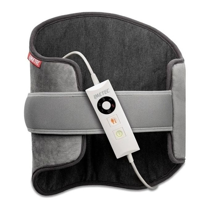 Imetec 16963 Intellisense Lumbar Termoforo Lombare 5 Temperature Fascia Elastica Electro Block Lavabile 61x38 cm