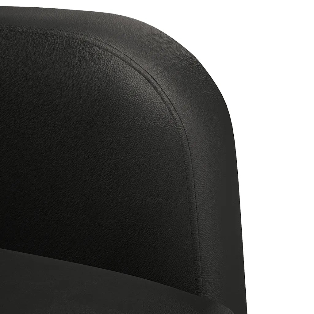 Divano Sedia con Braccioli Nero 54 cm in Similpelle 4100529