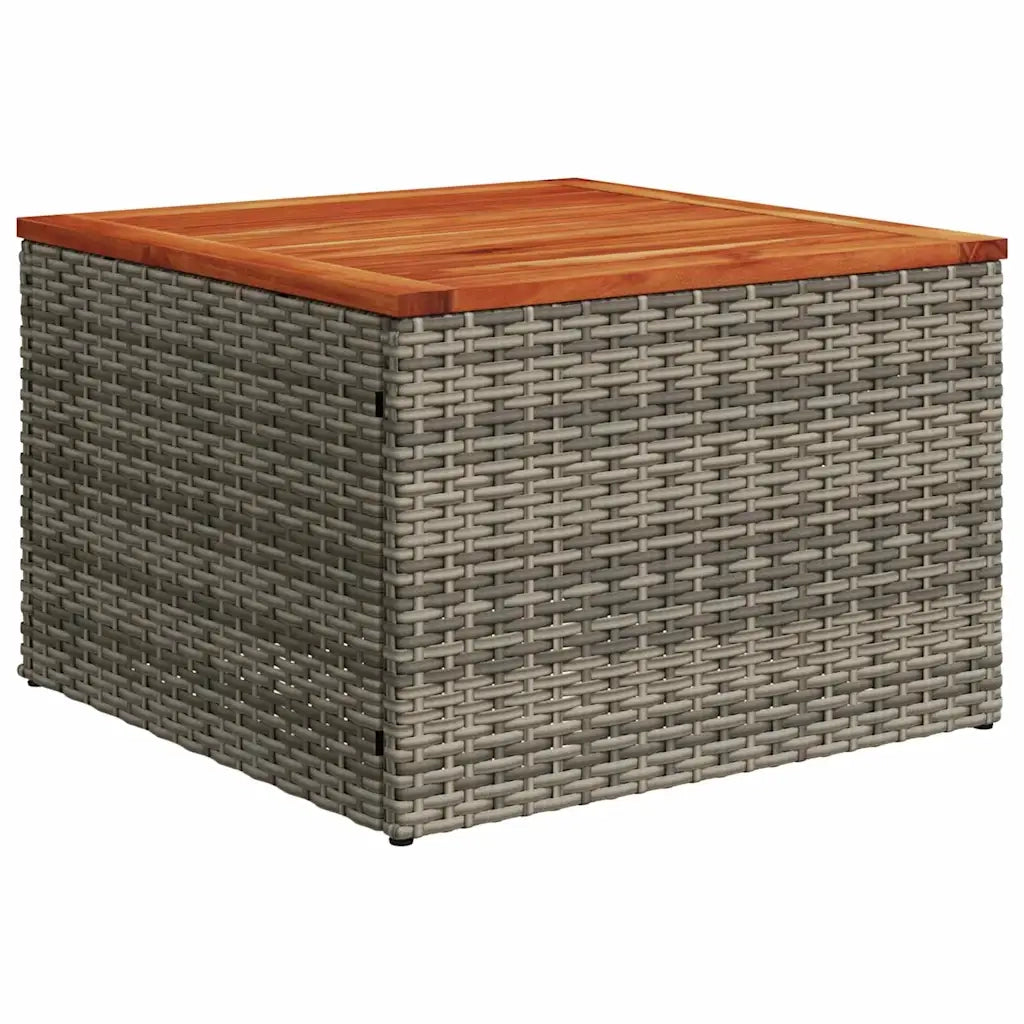 Set Divano da Giardino 8 pcs Grigio polyrattan