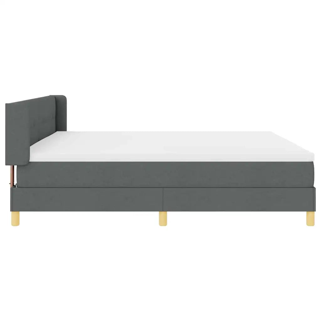 <strong>Letto a Molle< / strong> Grigio scuro 200 x 200 cm 3341315