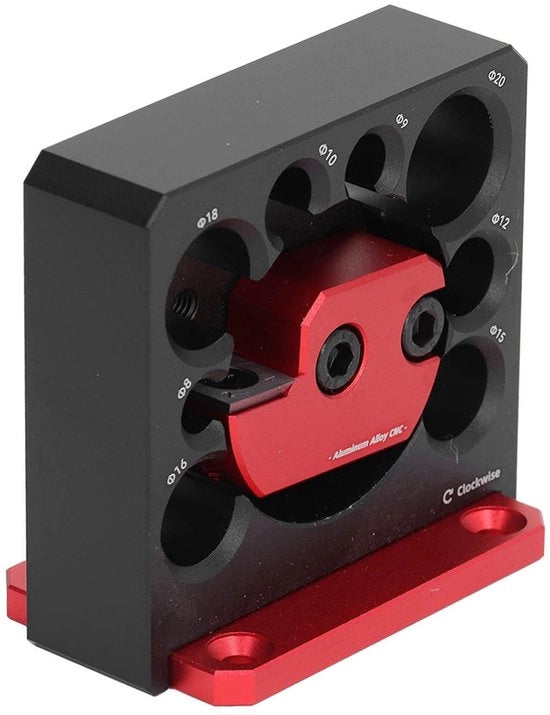 Strumento per la lavorazione del legno - Mallo con 8 fori di fissaggio - Lavorazione del legno - Materiale: lega di alluminio - Spessore: 0,8 mm - Lunghezza: 140 mm - Larghezza: 30 mm