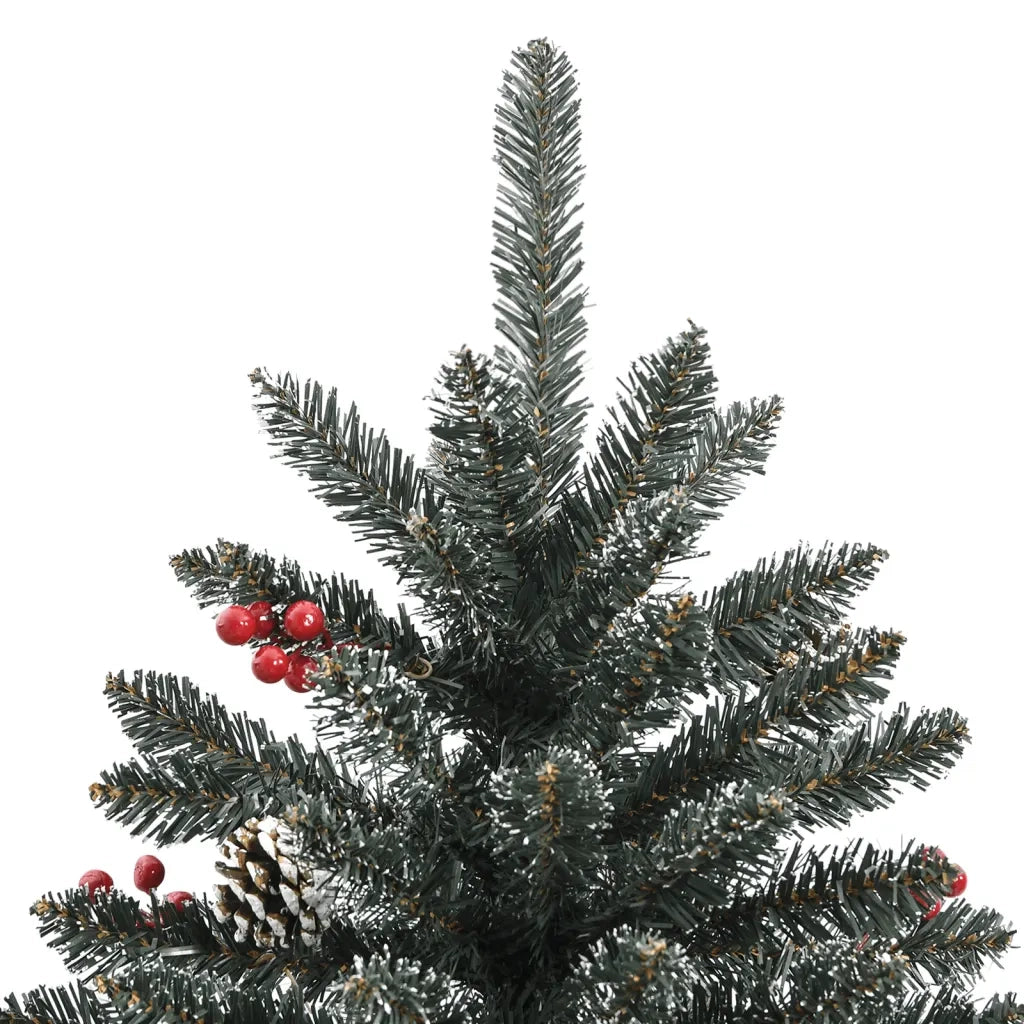 Albero di Natale Artificiale con Base Verde 150 cm PVC 345179