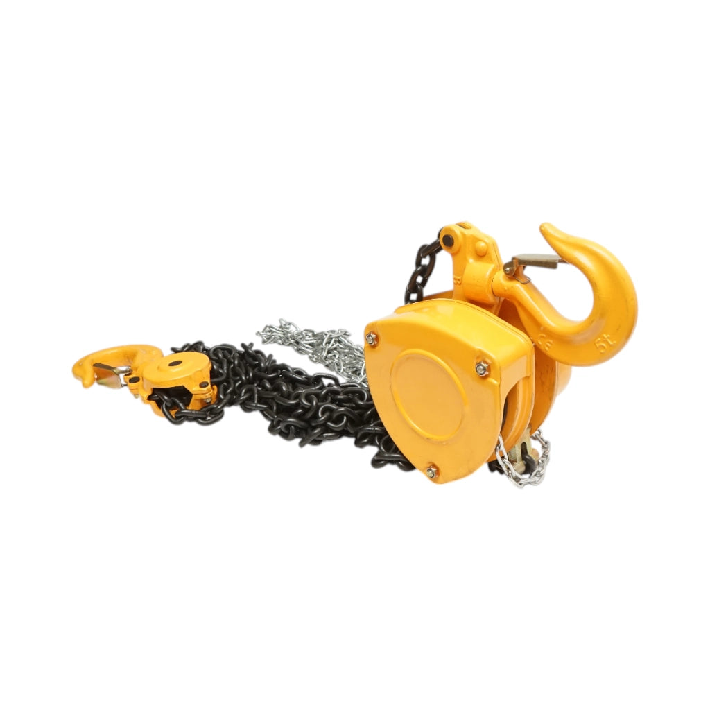 Paranco manuale a catena, carico massimo 5000 kg, lunghezza catena 3 m Breckner Germany