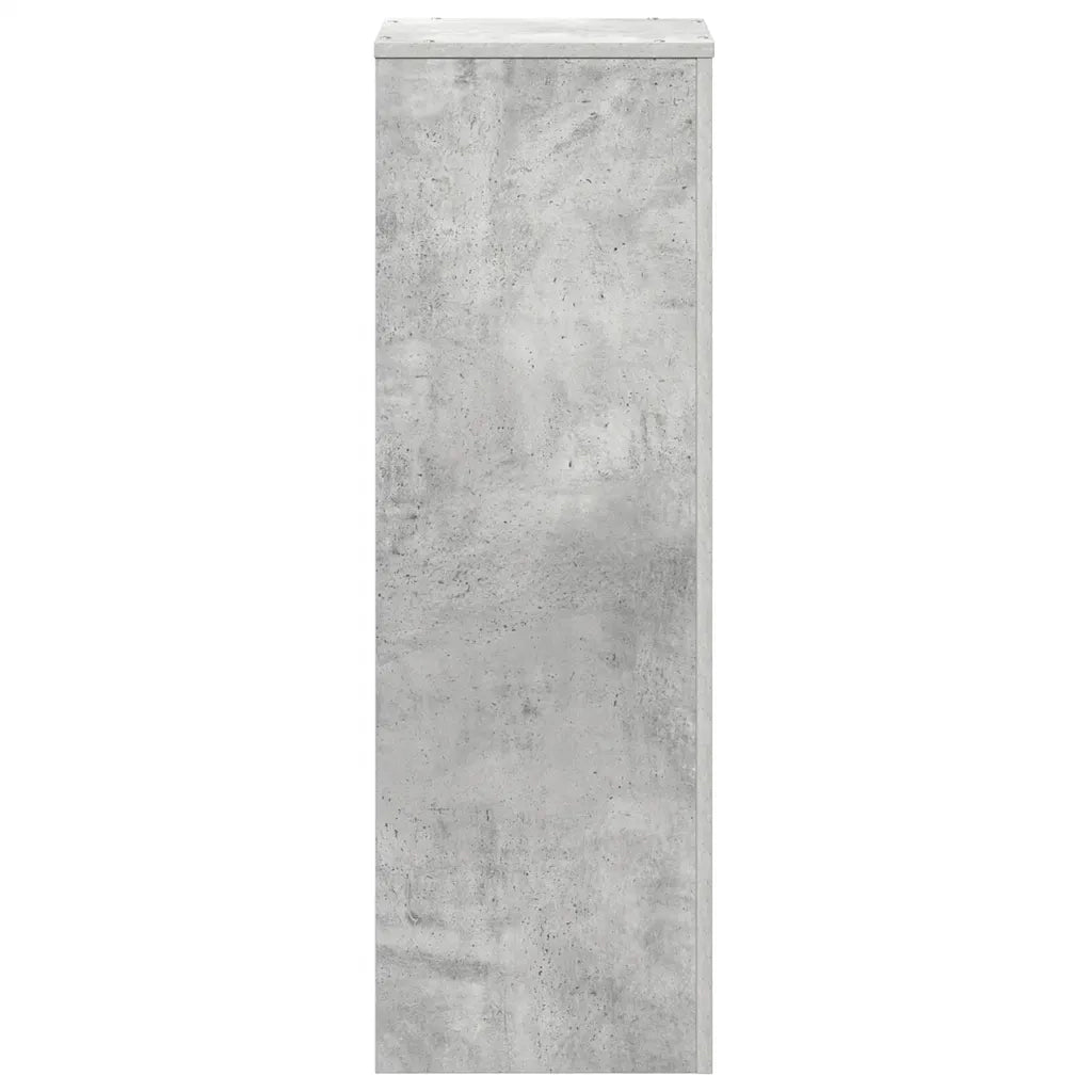 Supporto per Piante Grigio 33x33x100 cm in Truciolato 852954