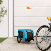 Rimorchio da Bici per Animali Blu e Nero Oxford e Ferro 93995