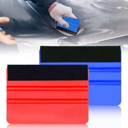 Folie rakel con bordo morbido per auto wrapping - Set a 2 pezzi - Blu e rosso
